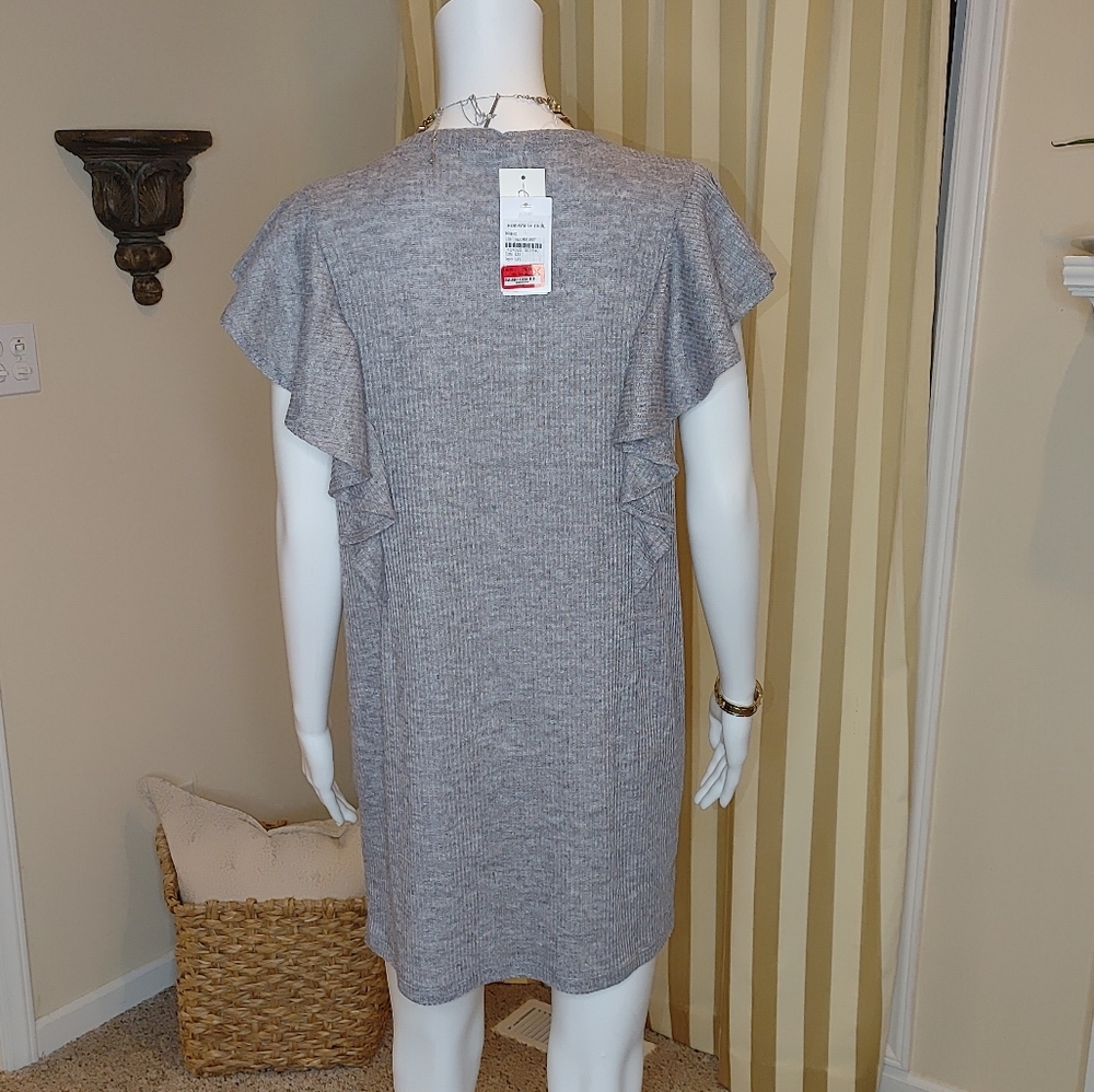 CALEIGH & CLOVER RUFFLE SHFT DRESS L - Picture 7 of 10